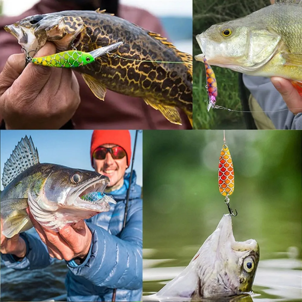 10 Uds moscas señuelo de pesca cinta Flash Artificial duradero cambio de Color pegatina 4*20,5 cm película adhesiva holográfica - imagen 4