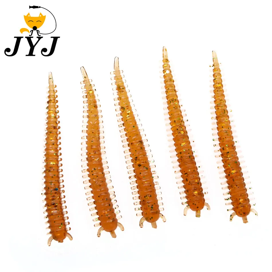 JYJ señuelo de gusano artificial nereid, cebo de gusano de almeja grub de plástico suave, sand boy para perca - imagen 5