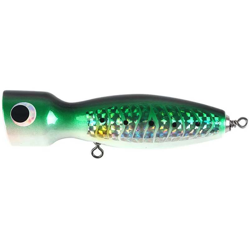 Lutac Popper trucha cebos duros de Pesca de invierno, señuelo de Pesca Artificial, 175mm, 140g, Weihai Factory - imagen 2