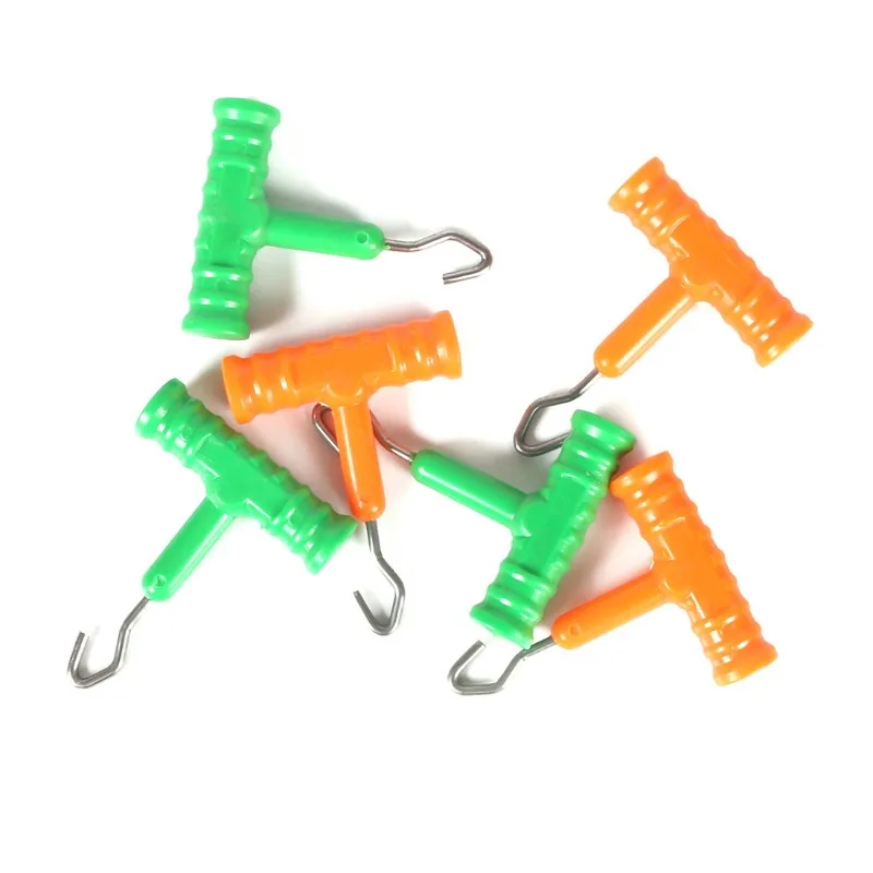 Extractor de alambre para pesca de carpa, herramienta para colgar en el suelo, mango de encuadernación de alambre tipo T, 1 unidad - imagen 3