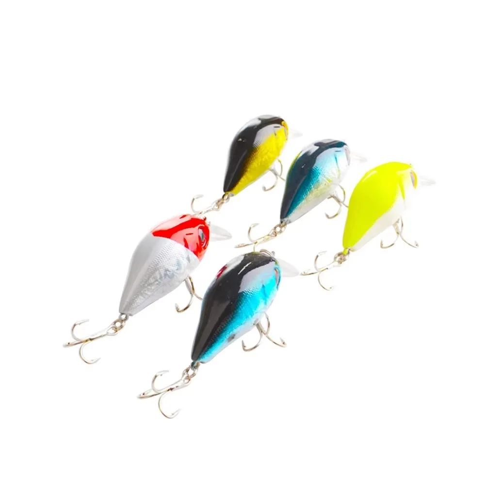 NGB 6,9g manivela cebo duro señuelo de pesca 5cm ojo 3D pez falso Crankbait Bass Swinbait Crankbaits cebo de silicona costero Popper - imagen 2