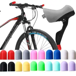 Funda protectora para palanca de cambios de bicicleta de montaña, funda protectora de silicona para palanca de cambios, protectores de palanca de freno