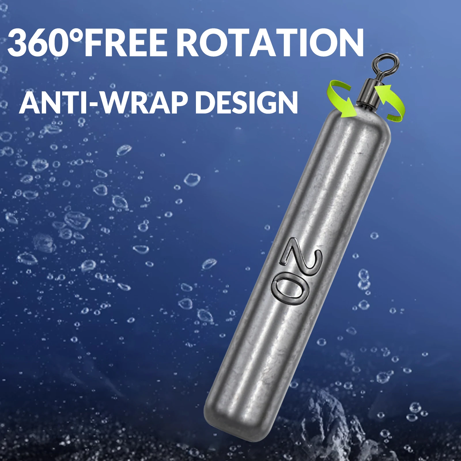 9KM 5-20 piezas Drop Shot plomo pesas de pesca para aparejo gratuito Jika Rig pesca plomo para pesca de lubina agua salada agua dulce - imagen 4