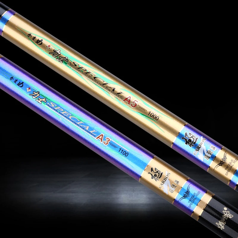 Caña De pescar ultraligera De carbono superdura, accesorios De Pesca De sección larga, 19 Tune 8M 10M 13M - imagen 3