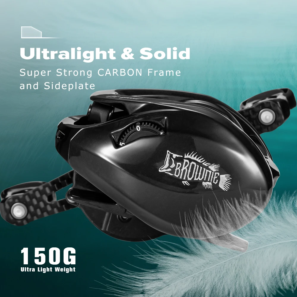 Carrete Baitcaster BFS Soloking BMC100 – Carbono finesse ultraligero - imagen 2