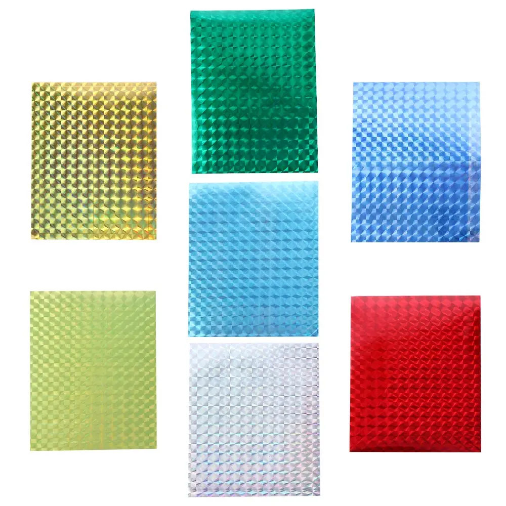 Pegatinas de señuelo de pesca, adhesivos holográficos de 7,3x10CM, resistentes al agua, accesorios de Material DIY, 2 uds. - imagen 3