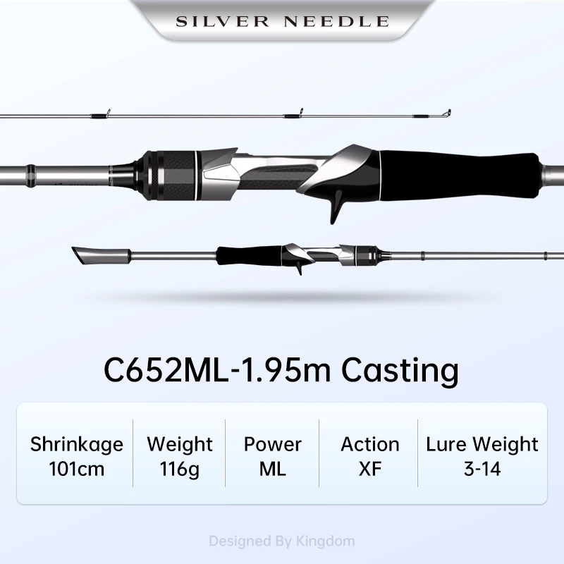 Silver 1.95m Cast ML