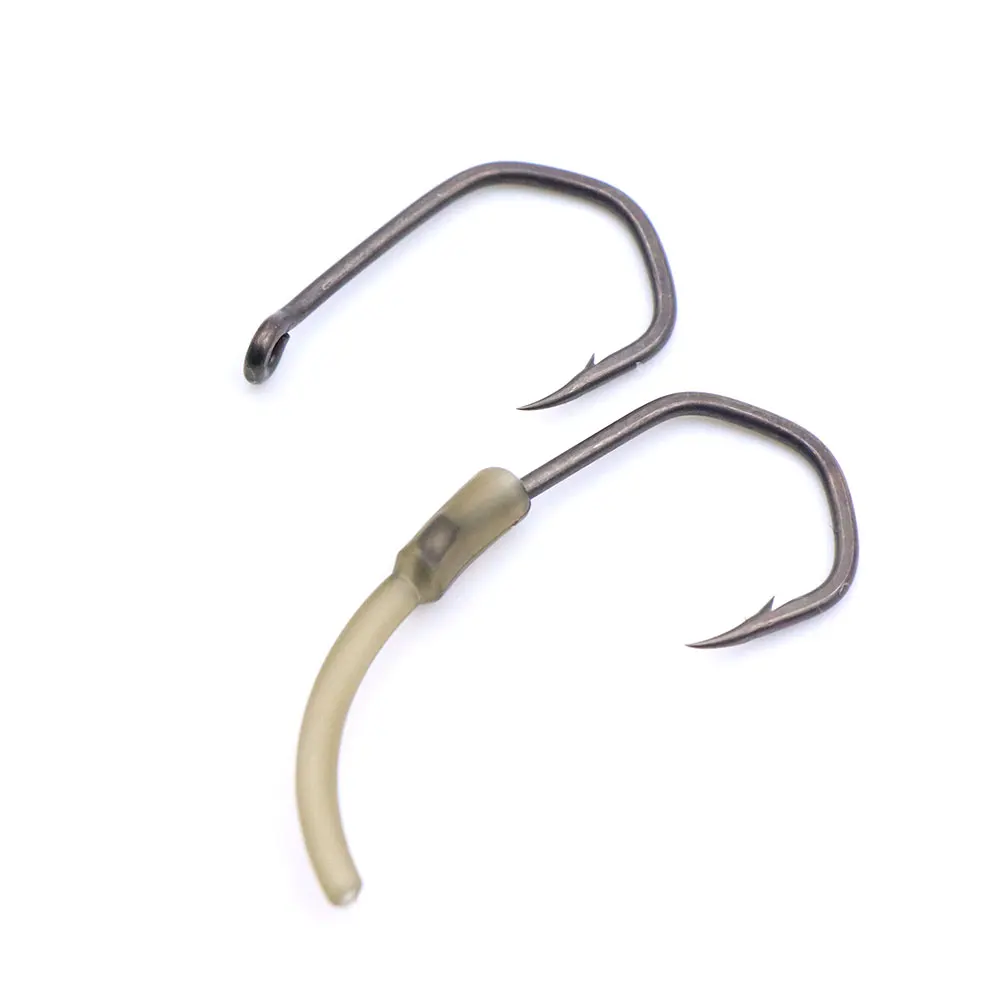 20 piezas accesorios de carpa, anzuelo de pesca, patillas, vástago curvo, herramienta alineadora de línea, mangas de aparejo de carpa para aparejos de pesca - imagen 5