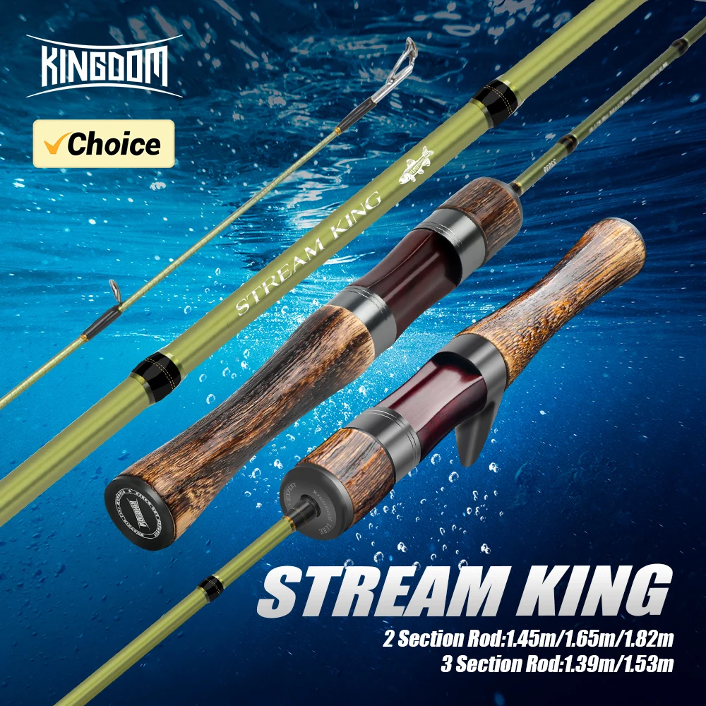 Kingdom STREAM KING Cana Spinning Ultraligera Carbono MF Accion UL