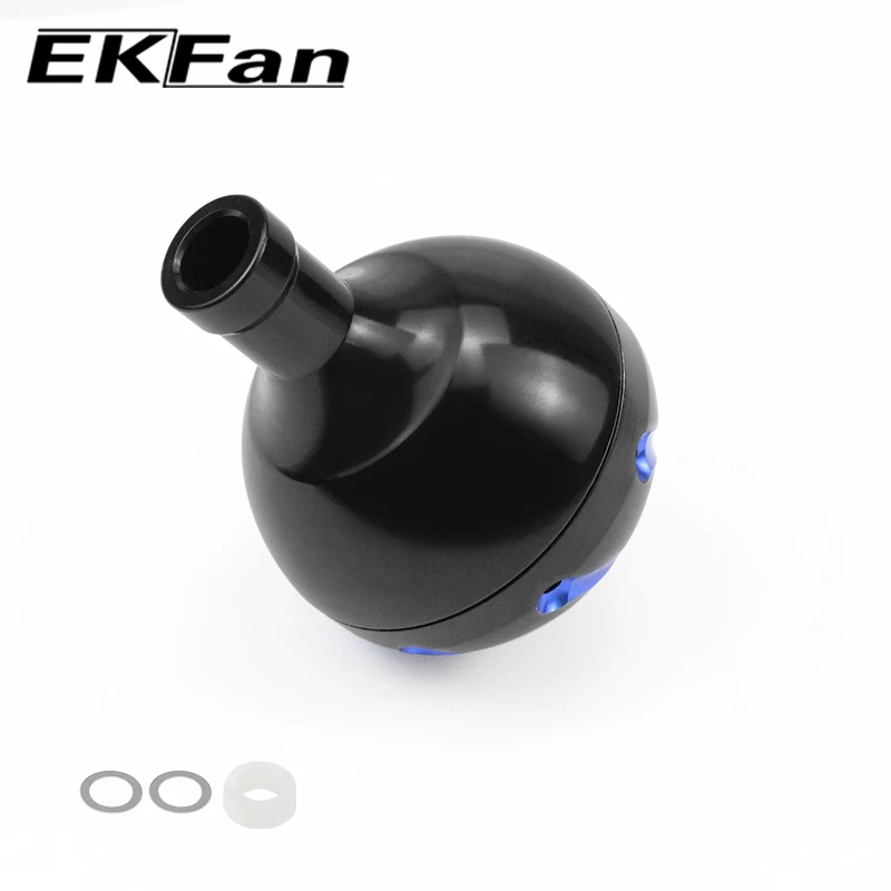 Perillas de aleación EKFan de 38MM 20G para manijas de carrete de rueda Sipnning de eje de 4MM Dawa Shman - imagen 4