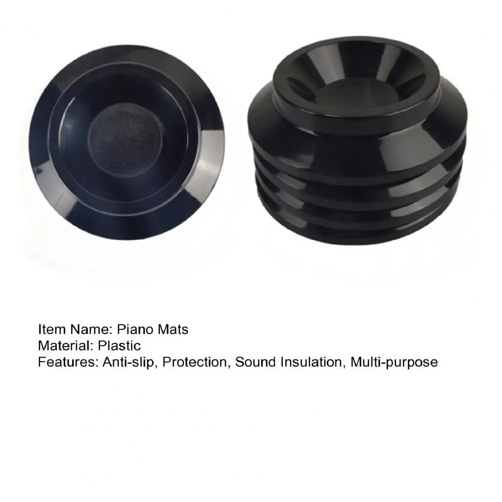 1 Juego de esteras con ruedas para Piano, protectores de suelo antideslizantes para Piano, almohadillas antideslizantes, tazas con ruedas para Piano Vertical, esteras para el hogar - imagen 5