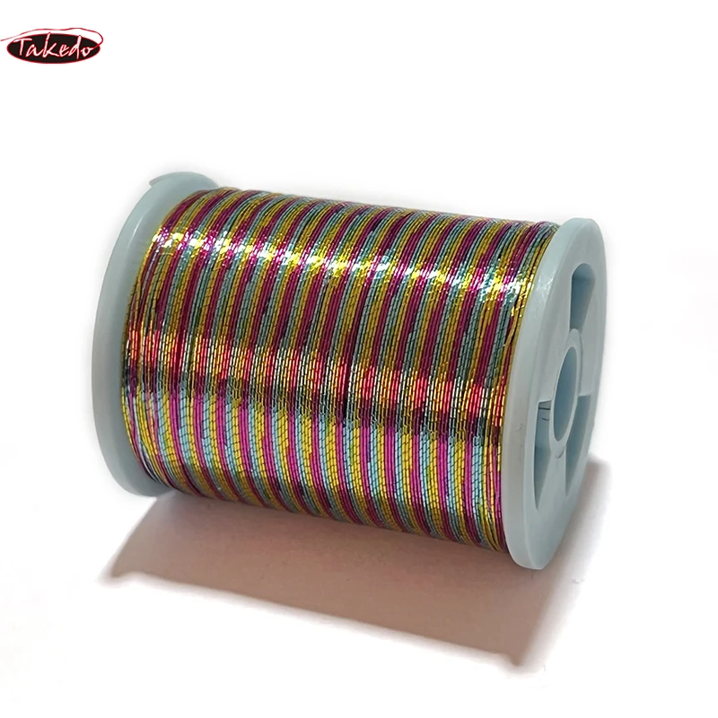 TAKEDO TN01 0,22mm 0,28mm 100 yardas buena calidad eje B NCP hilo atado ganchos y guías hilo colorido para pescar - imagen 2