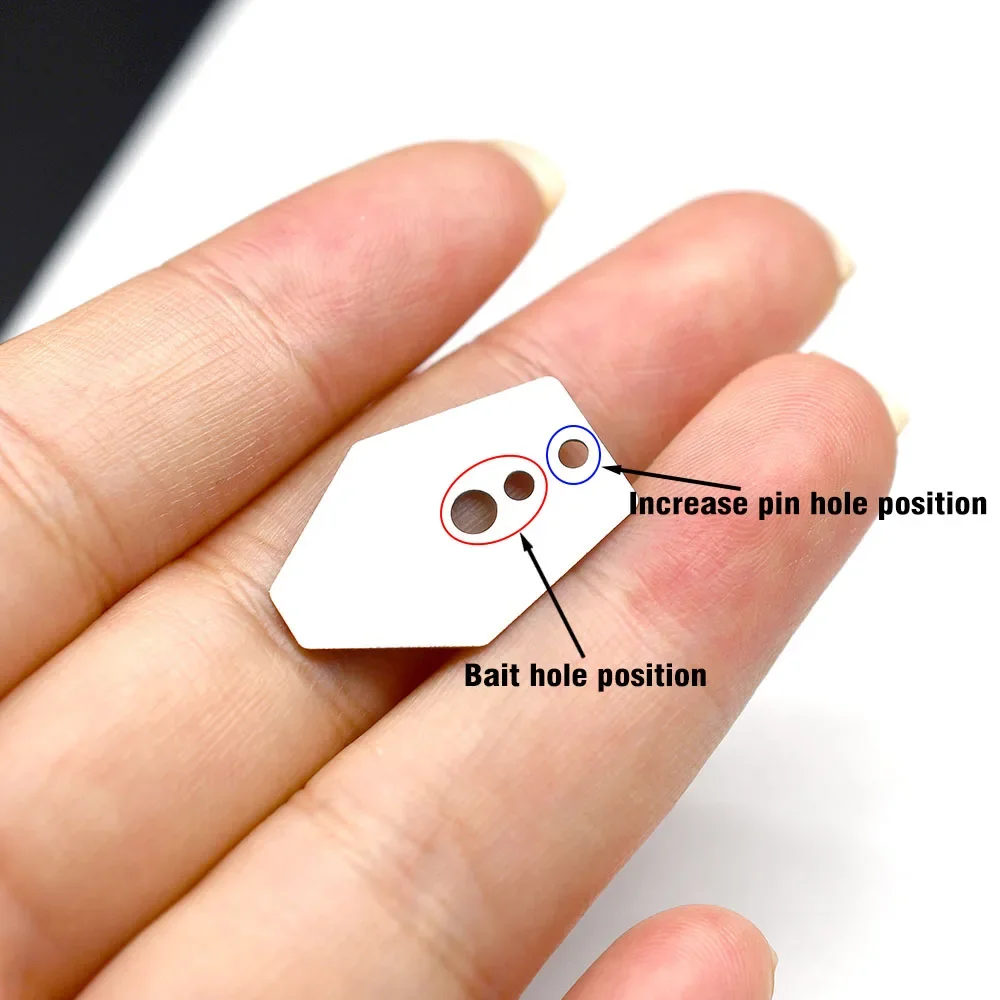 Paquete de 40 cuchillas de bailarina de plantilla de natación estándar DIY, cuchillas giratorias Shakee, hoja de bailarina de plantilla Mag - imagen 5