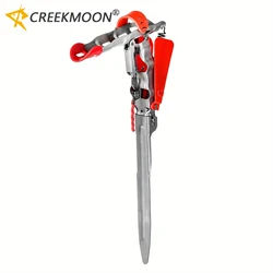 Soporte de caña de pescar ajustable, accesorio automático de acero inoxidable con tablero protector, sensibilidad, 2 resortes