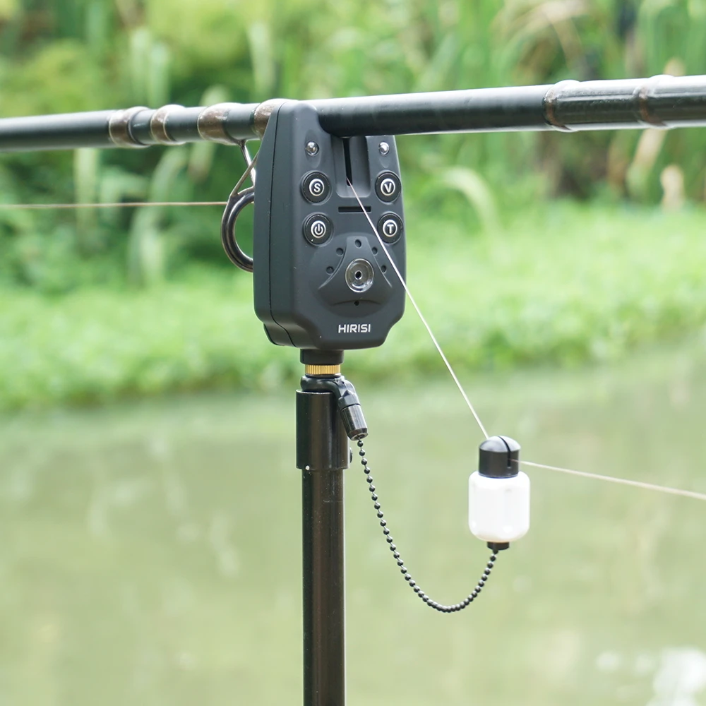 Hirisi-juegos de alarmas para morder pesca de carpa, alarmas de pesca con Swingers de pesca, accesorios de pesca de Color azul - imagen 2