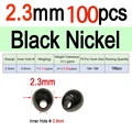 2.3mm Black N 100pcs