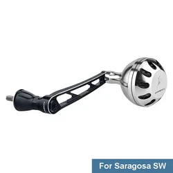Manija de alimentación GOMEXUS de 70 mm con perilla de 45 mm compatible con Shimano Saragosa SW 5000 6000