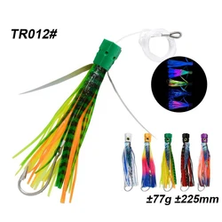 Señuelo Trolling de Falda UV Pulpo-Calamar – Pesca Marlin y Atún