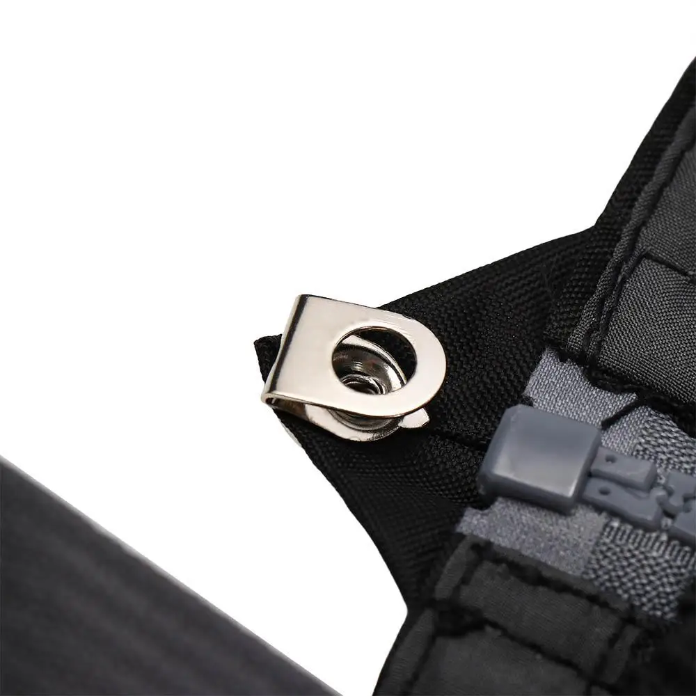 Bota de esquí, polainas impermeables para piernas, cubierta para pies de nieve, cubiertas ajustables para piernas, calentadores de piernas ligeros a prueba de viento, turista de invierno - imagen 5