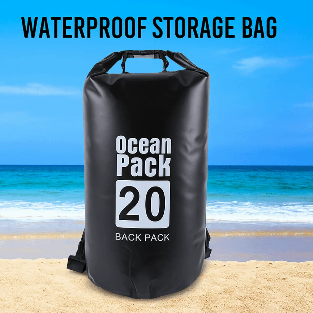 Bolsa impermeable con correas para hombros pesca playa senderismo - imagen 5