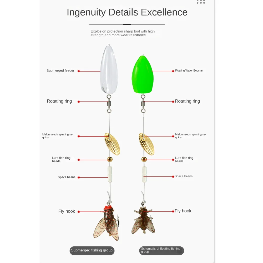 Experimente lo último en equipo de pesca con nuestros ganchos de moscas innovadores y duraderos diseñados para un rendimiento superior