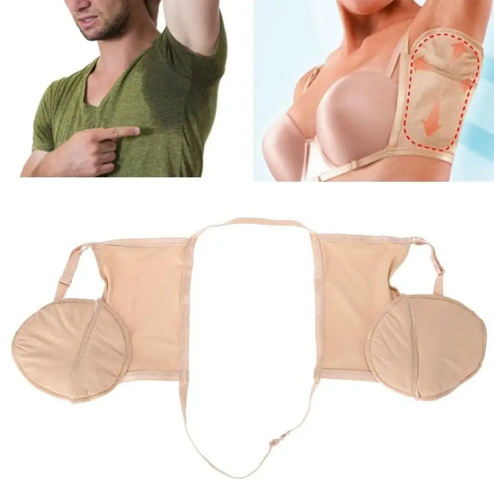 Almohadillas reutilizables para el sudor de las axilas, almohadillas absorbentes de la transpiración antisudor para el tono de la piel, lavables y cómodas almohadillas para el sudor para las axilas, sujetador