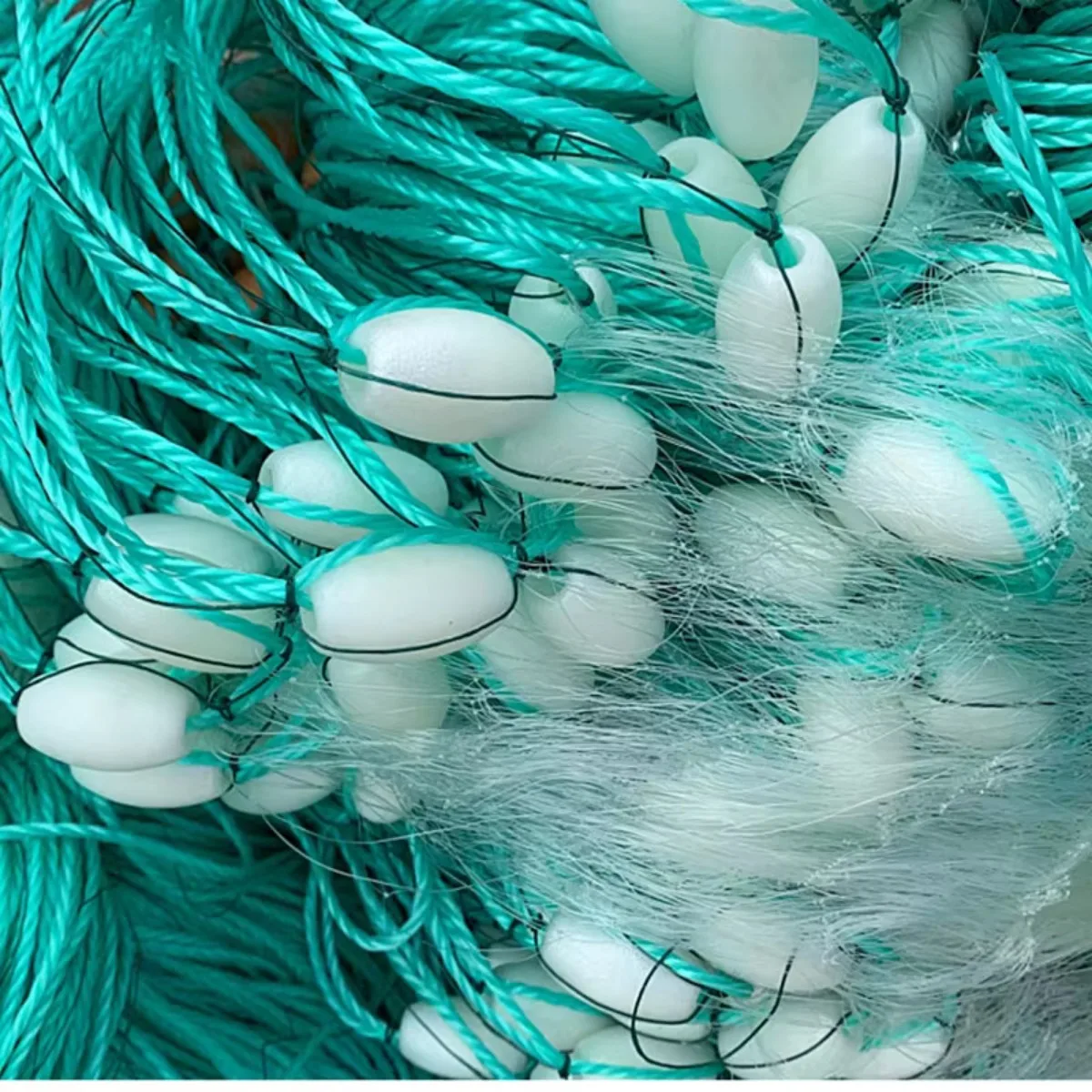 Boya De PE para red De Pesca, flotador ovalado para accesorios De red De pescado, cámara flotante De alta densidad, equipo De flotabilidad, accesorios De Rede De Pesca - imagen 5