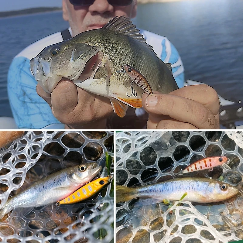TSURINOYA-señuelo de pesca de 46mm y 5g, cebo duro de piscardo que se hunde, Intruder 46S, gancho superdeslizante, aparejos de pesca, trucha, Arroyo, modelo Jerkbait - imagen 5