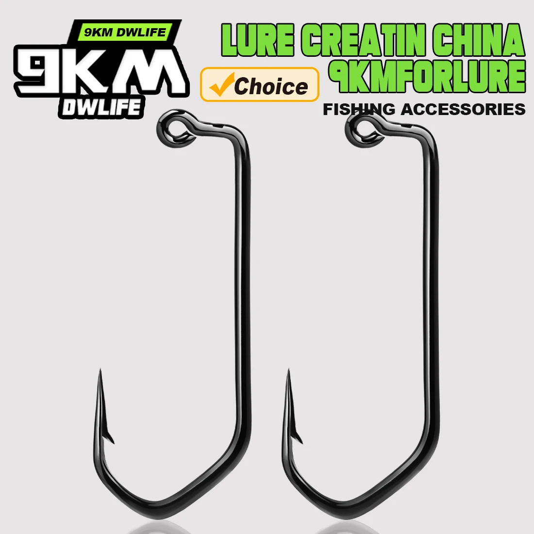 Ganchos de plantilla de 90 grados, 9KM, 25 uds., anzuelo de cabeza de plantilla de vástago largo, anzuelo de pesca bárbaro Aberdeen, aparejos de pesca de agua salada