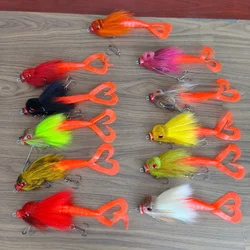 1 unidad de cebo Artificial duro multiarticulado de 21cm/37g, señuelo de pesca con ratón para Lucio, cebo de pesca Artificial suave