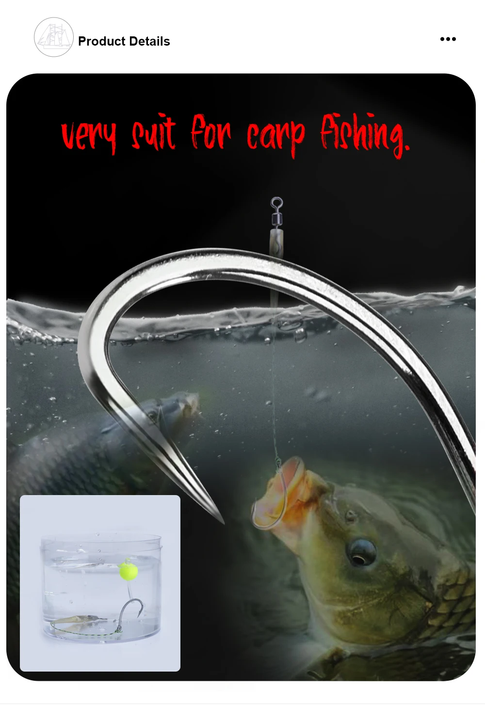 Experimente la emoción de la pesca con nuestro innovador diseño de gancho