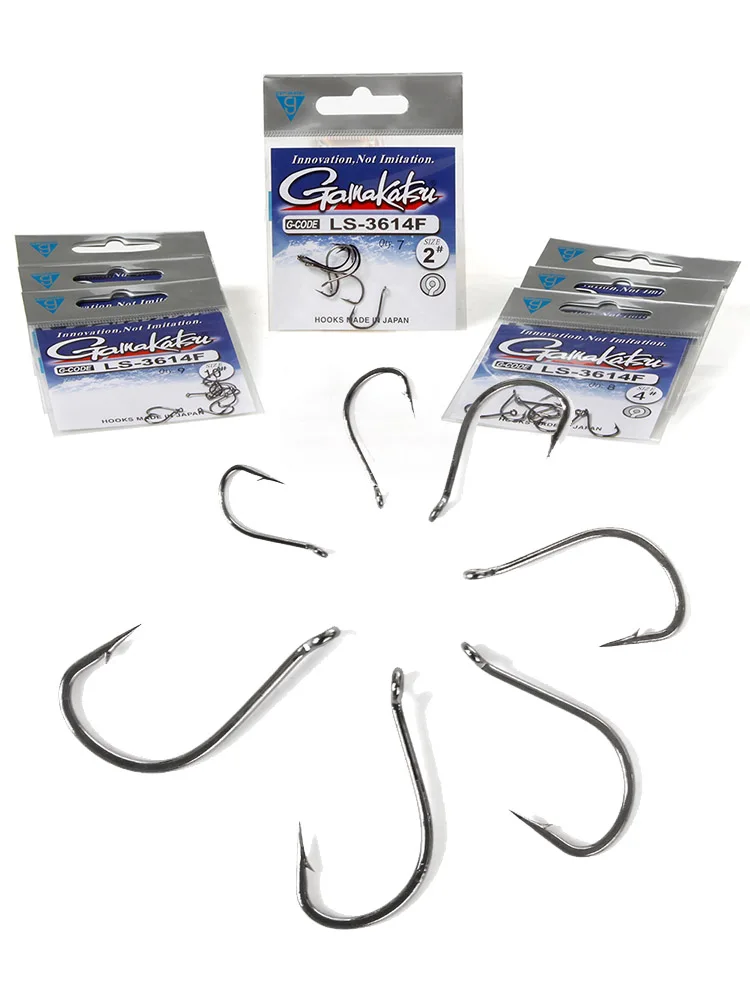 Anzuelos de pesca de Calamar de LS-3614F, anzuelos de asistencia de Japón, anzuelos circulares de pesca para peces, anzuelos de pesca de agua salada, plantilla de mar - imagen 3