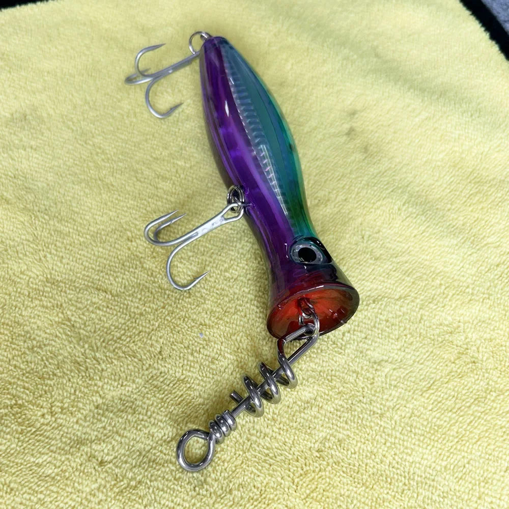 DNDYUJU, 10 Uds., Pin de señuelo de pesca de acero inoxidable, hebilla en forma de hilo, gancho a presión, conector de señuelo para accesorios de pesca en el mar - imagen 4