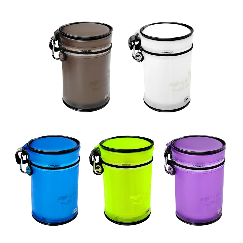 Bolsa de pesca con señuelo, luz brillante UV, herramienta de luz de relleno, plantilla de calamar, caja de aparejos Egi, cebo duro, plantilla de Metal, estuche de almacenamiento, artículos de pesca para barcos de mar - imagen 2