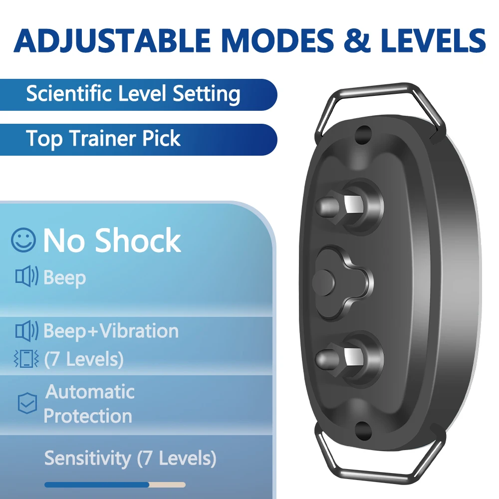 2024 nuevo Collar inteligente para ladridos de perros, Collar inteligente recargable para ladridos, Collar de entrenamiento antiladridos, sensibilidad ajustable - imagen 2