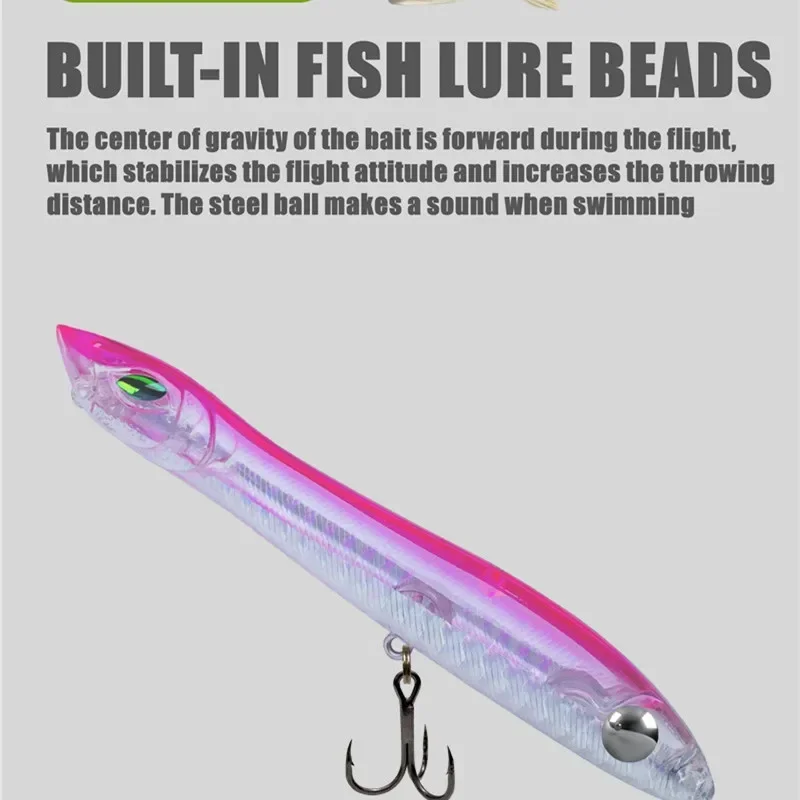 GREENSPIDER nuevo Popper Topwater 105mm 10g Wobbler cabeza de serpiente señuelo de pesca flotante lubina Pike cebo con anzuelos Mustad - imagen 5