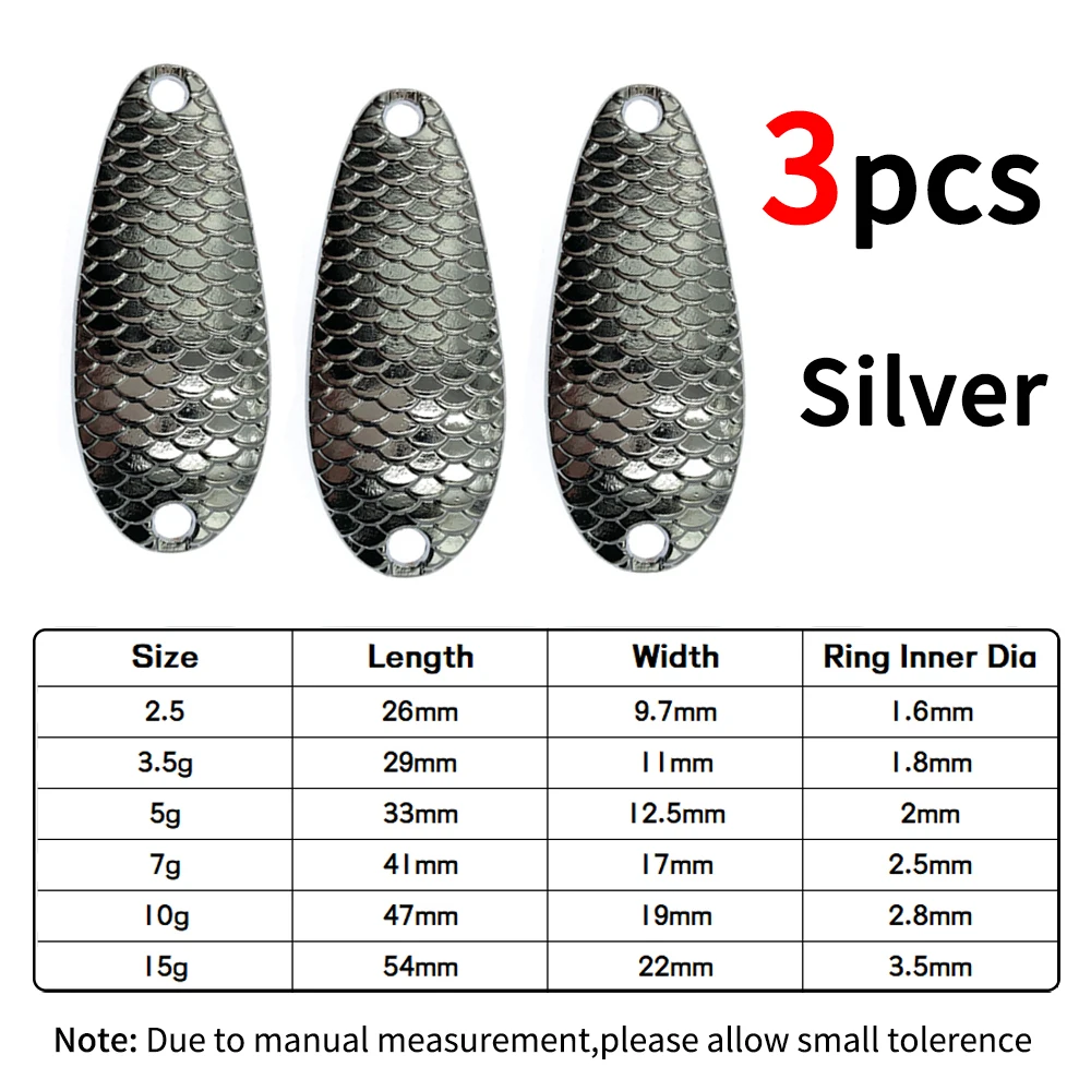 silver 3pcs