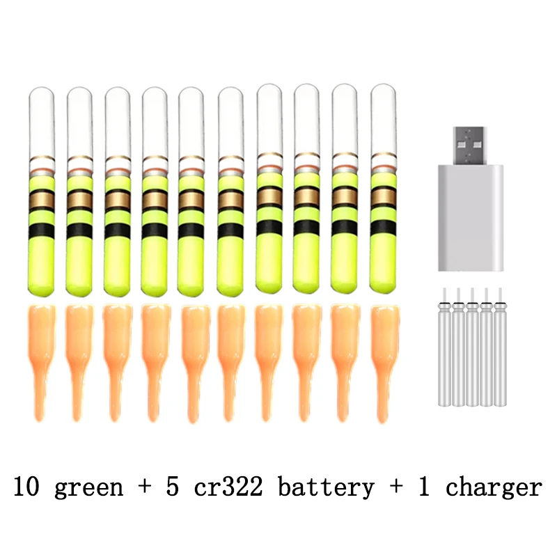 10 green and 1 usb