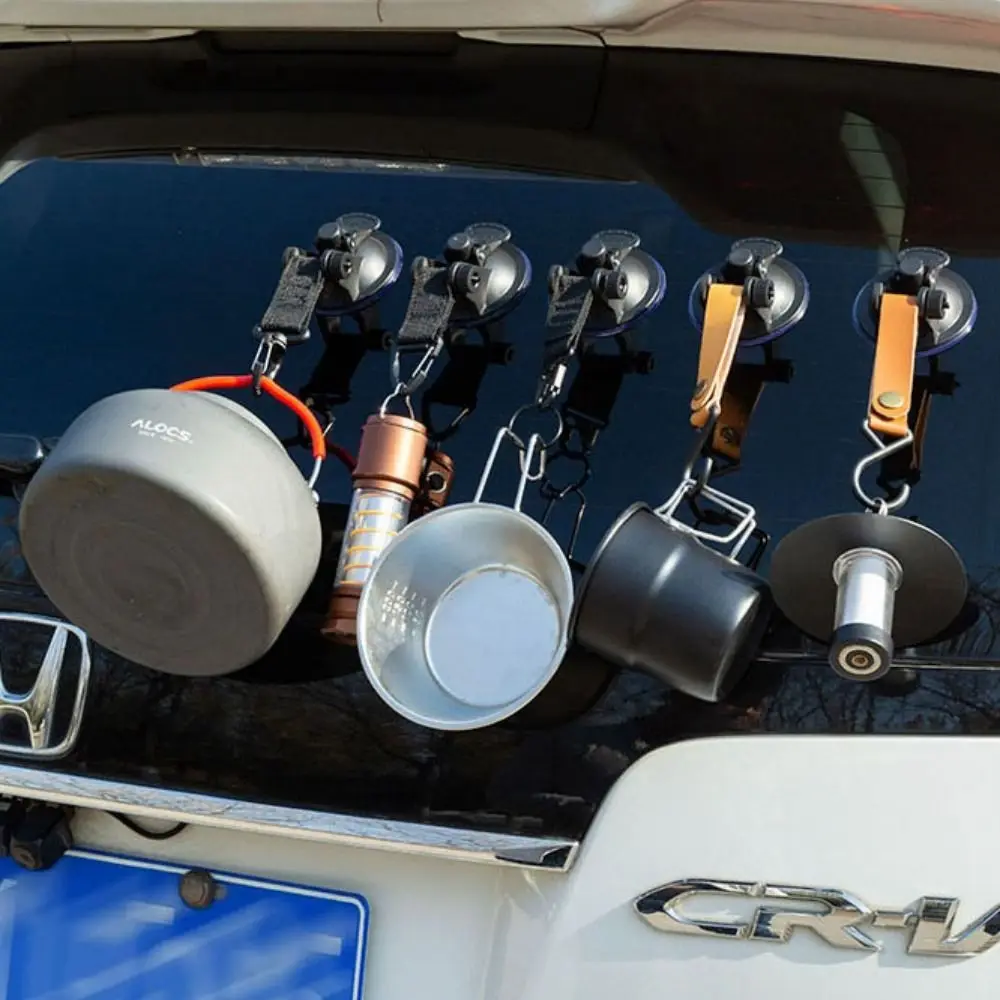 Hebilla de ventosas para tienda de campaña de coche, color negro, alta calidad, corbata resistente, 6 estilos, anclas para toldo, ancla de plástico con ventosas para tienda - imagen 2