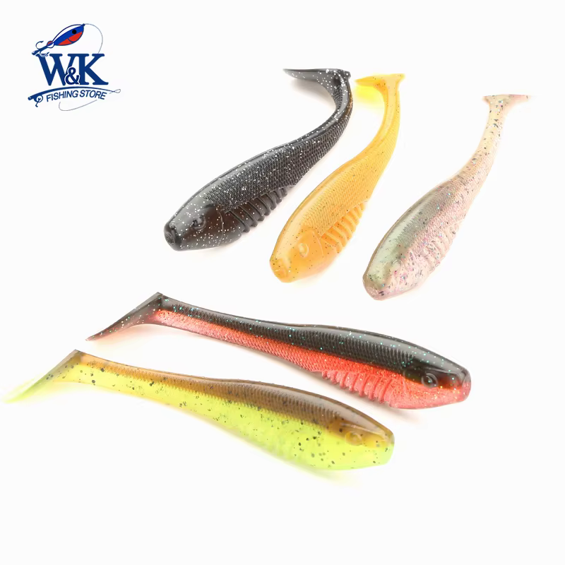 Goggle Shad 4,1 Swimbait 10,5 cm UV Lucio vinilo suave para lubina