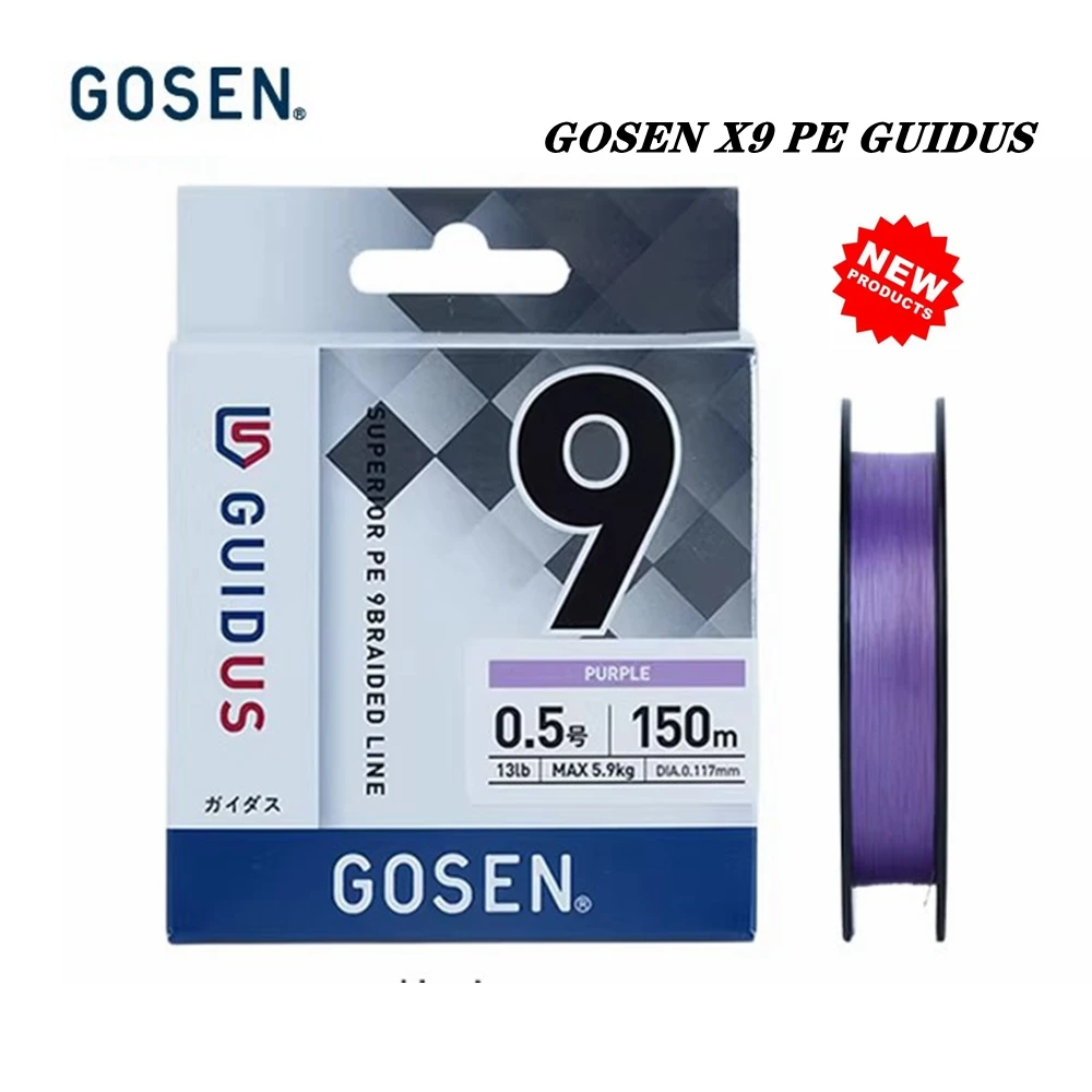 Línea PE Gosen X9 – Trenzado 9 hilos original Japón