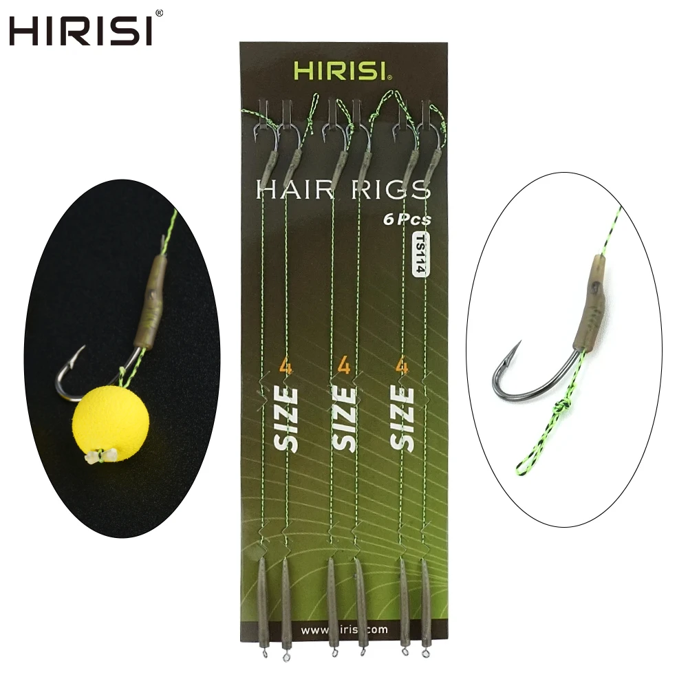 Hirisi aparejos terminales listos para carpa con gancho