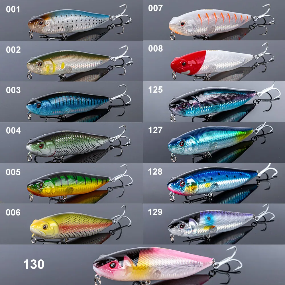 Noeby 115F 25,5g Topwater Pencil Dog Walker Señuelos de pesca cebo duro Artificial para Lucio lubina Señuelos de pesca de agua salada - imagen 3