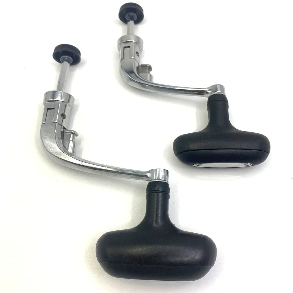 Manivela de carrete de pesca, carrete giratorio, manivela de accesorios totalmente metálicos, manivela de carrete de pesca, equipo de pesca, manivela plegable de Metal - imagen 2