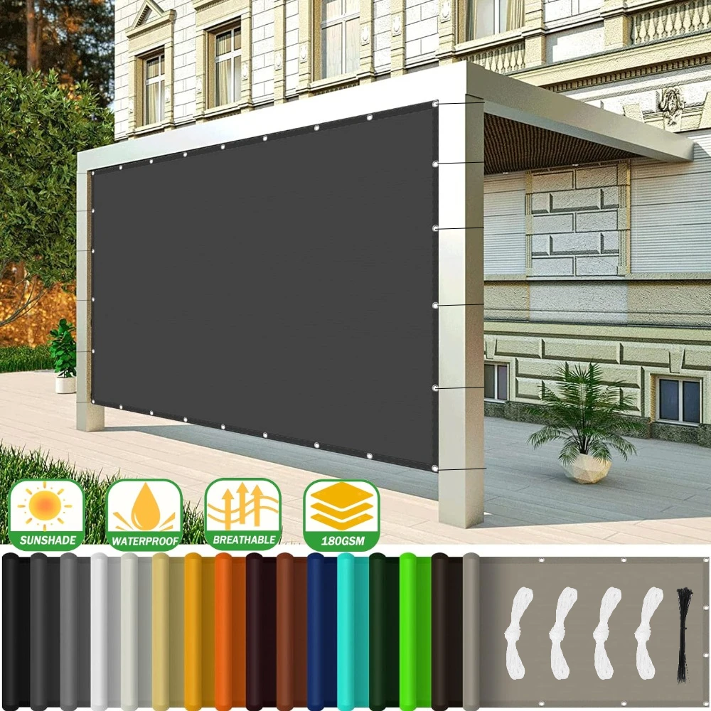 Toldo Impermeable con Ouales Reforzados para Patio, Jardín y Pérgola