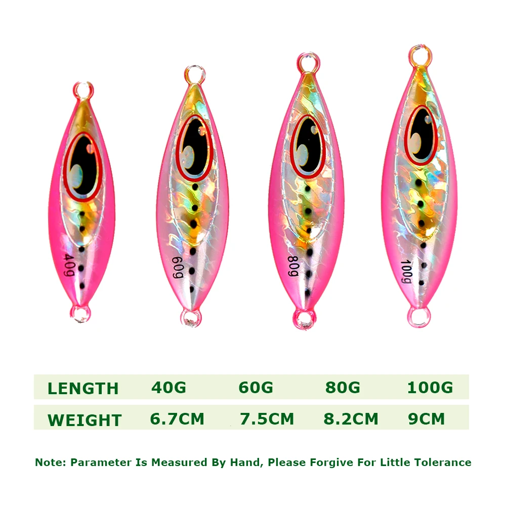 Señuelo jig metálico Tolu para pesca vertical en agua salada - imagen 4