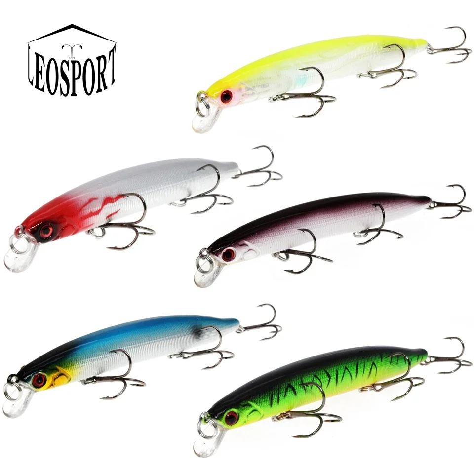LEOSPORT-señuelo de pesca de pececillos, aparejos artificiales, cebo que se hunde, 20,5g, duro, 1 piezas, 13,5 cm - imagen 5