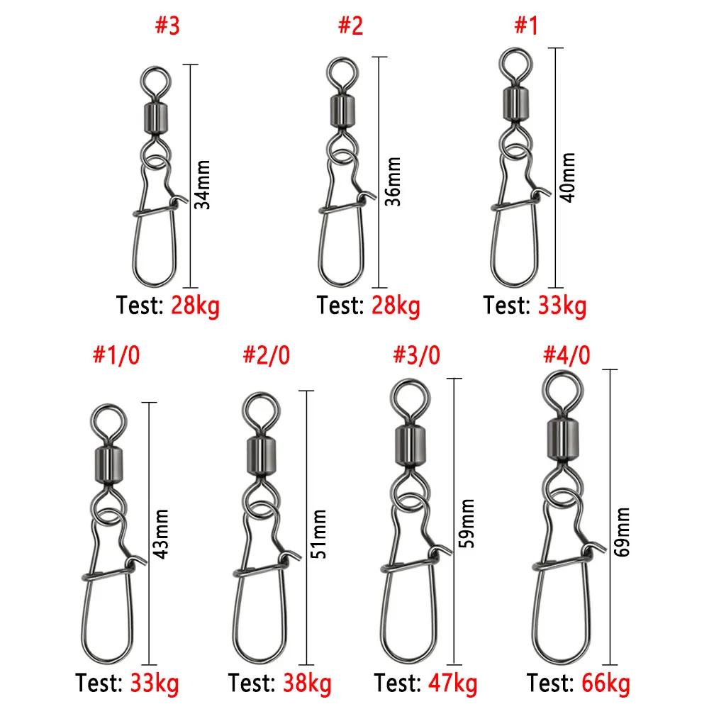 Bimoo-señuelo giratorio con enclavamiento, accesorios de pesca de Lucio, Pin conector, aparejo, peso, plomo, anzuelo - imagen 2