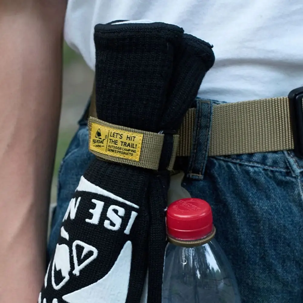 Clip multifuncional para guantes al aire libre de alta calidad, hebilla de almacenamiento de equipo de cuerda antipérdida de 7,8x13,3 cm, hebilla colgante de 3 colores - imagen 2