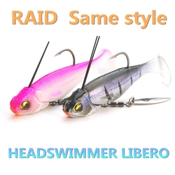 Anzuelo Jig Head con cabeza de plomo Luretv Raid Same Style - Vinilo T-tail 5g 7g